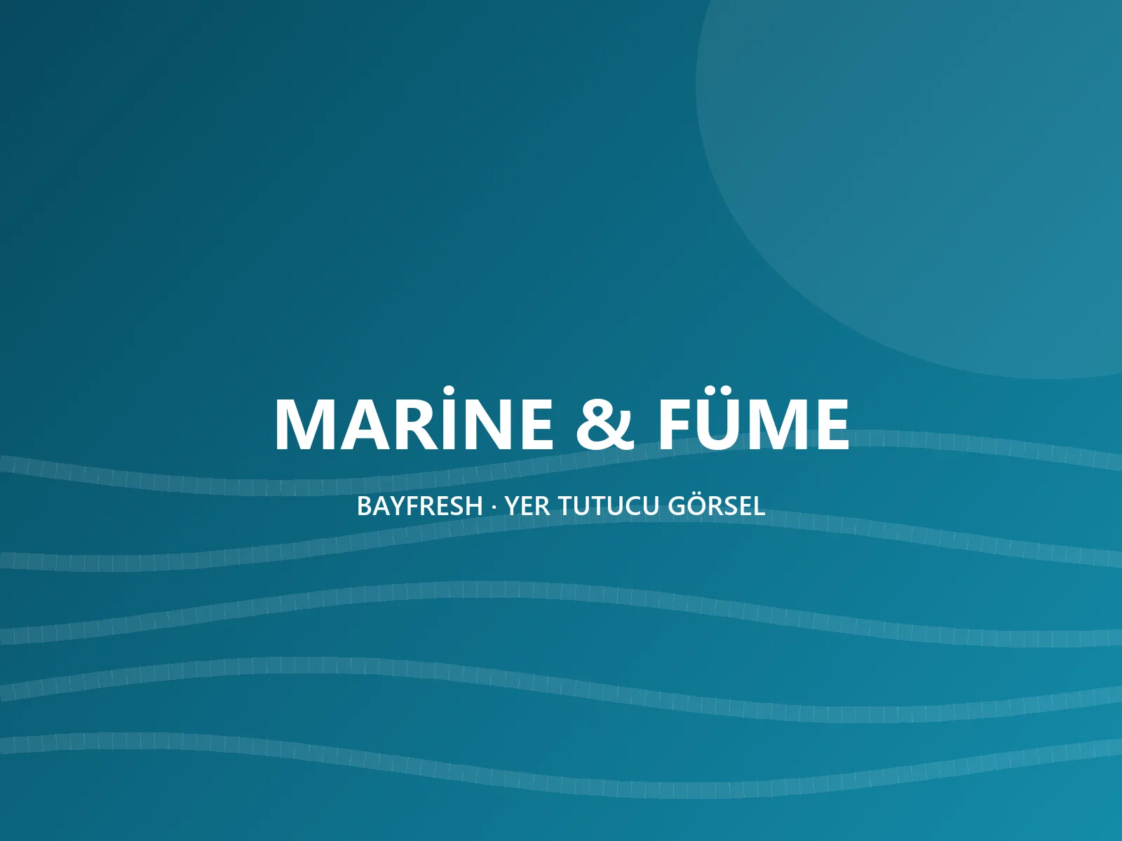 MARİNE & FÜME