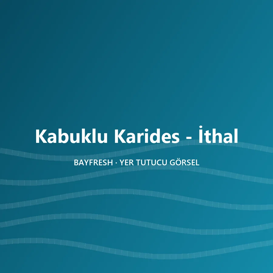 Kabuklu Karides - İthal