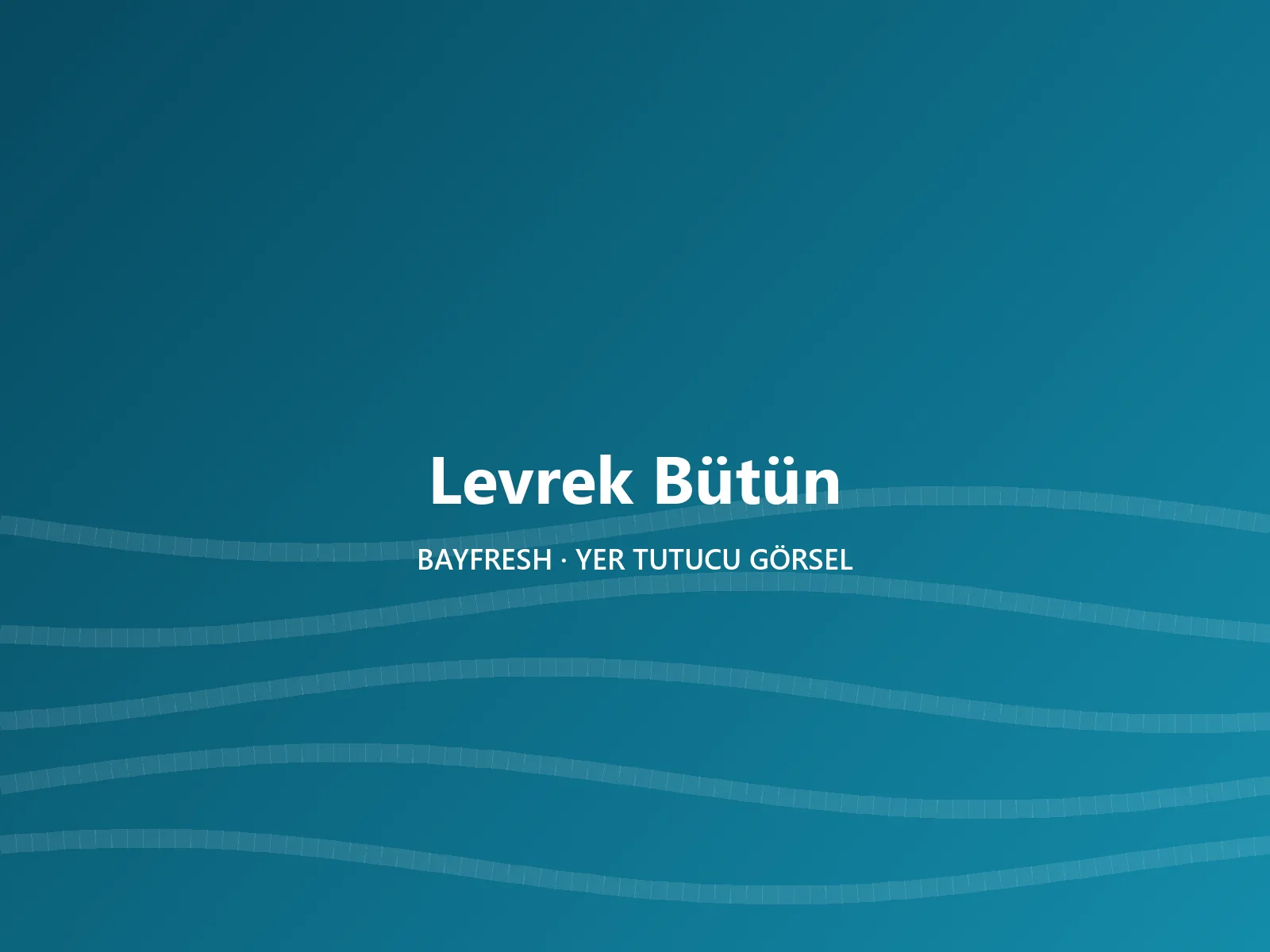 Levrek Bütün