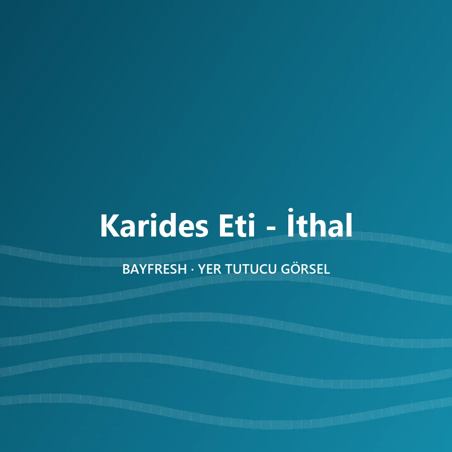 Karides Eti - İthal